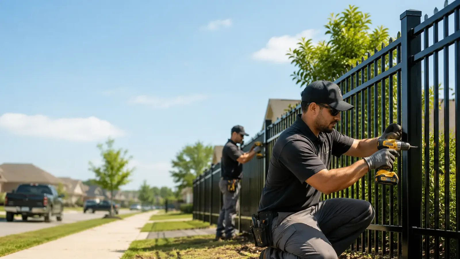 Metal Fence Installation in Marks, MS